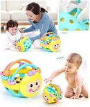 Babytoys Soft Rubber Hand Rattle | Early Educational Toy For Baby 0-12 Months - Ooala