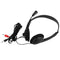 Beatbucks Wired 3.5mm Stereo Headset | Noise Cancelation | Mic Adjustable Headband for Laptop / Desktop - Ooala