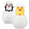 Bjird Penguin and Duck Egg Squirt Bath Toys