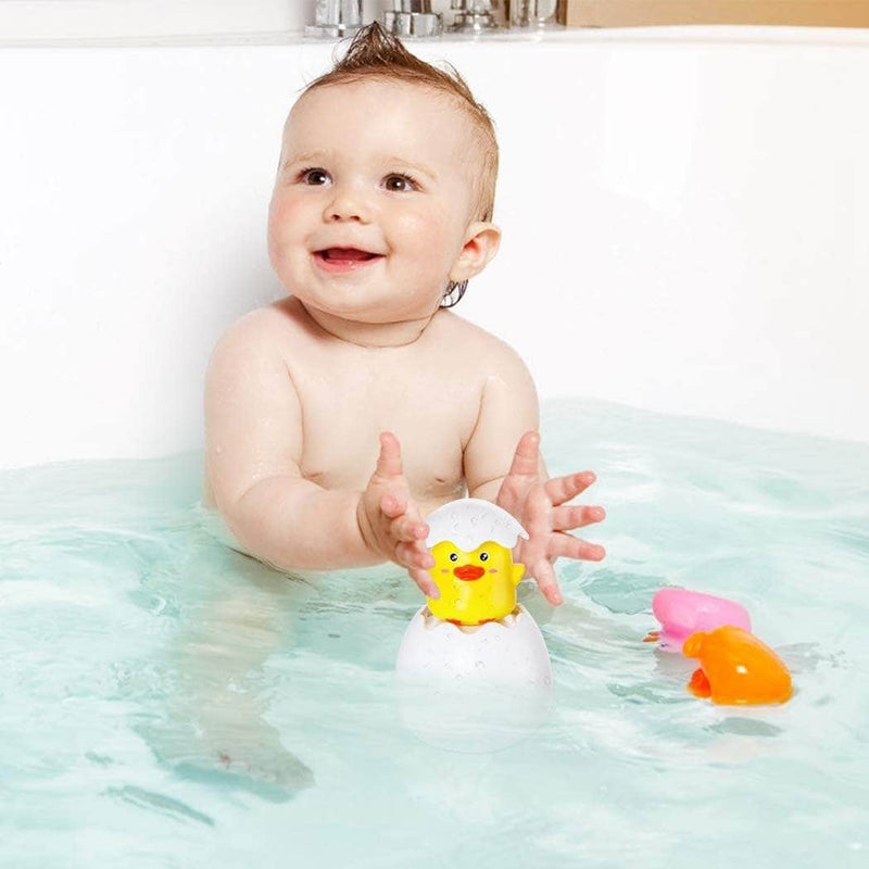 Bjird Penguin and Duck Egg Squirt Bath Toys