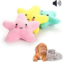 Hiputi Giftable World Star Pet 13cm Plush Pet Toy Smiling Star Squeaker Dog Chew Toy - Ooala