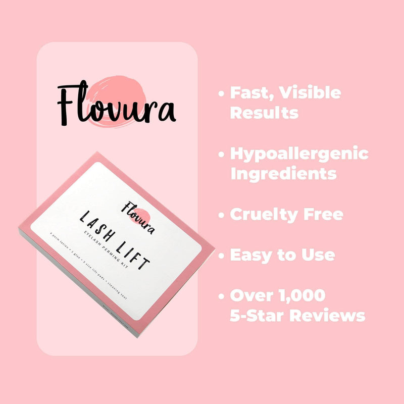 Flovura Professional Eyelash Perming Kit | Lash Curling and Healthy Growth Treatments