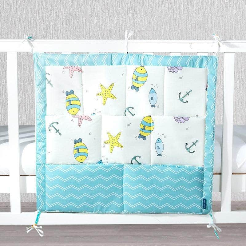 Childom Nursery & Diaper Hanging Organizers for Baby Bed Crib