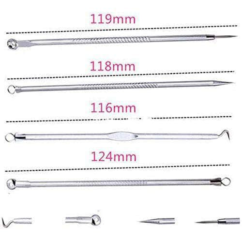 Chirow Blackhead Remover, Pimple Comedone Extractor Tool│4Pcs.