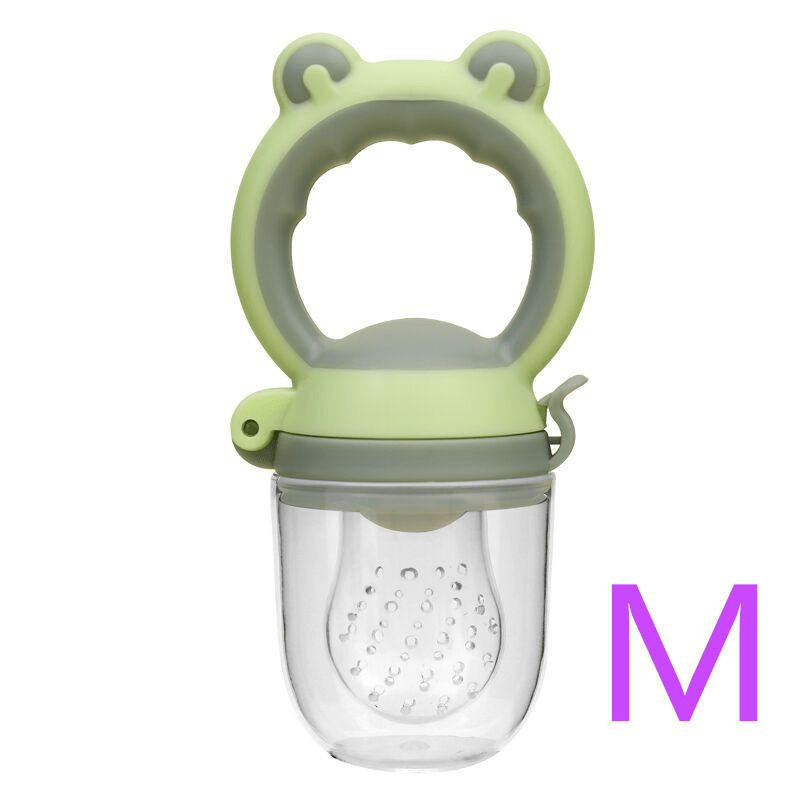 Culine Food Feeder Pacifier, Infant Fruit Teething Toy | Green