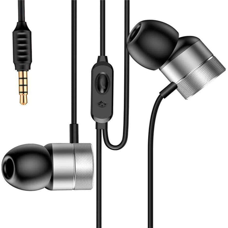 Earboost Bass Sound Earphones in-Ear Sport Headset with Mic for Mobile, MP3, 3.5mm interface devices - Ooala