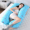 Gorofy Maternity Pillow with Cover | U Shaped Pregnancy Sleeping Support - Ooala