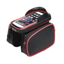 Exeleos Waterproof Handlebar Bicycle Bag | Phone Holder Front Frame Bag with Touchscreen