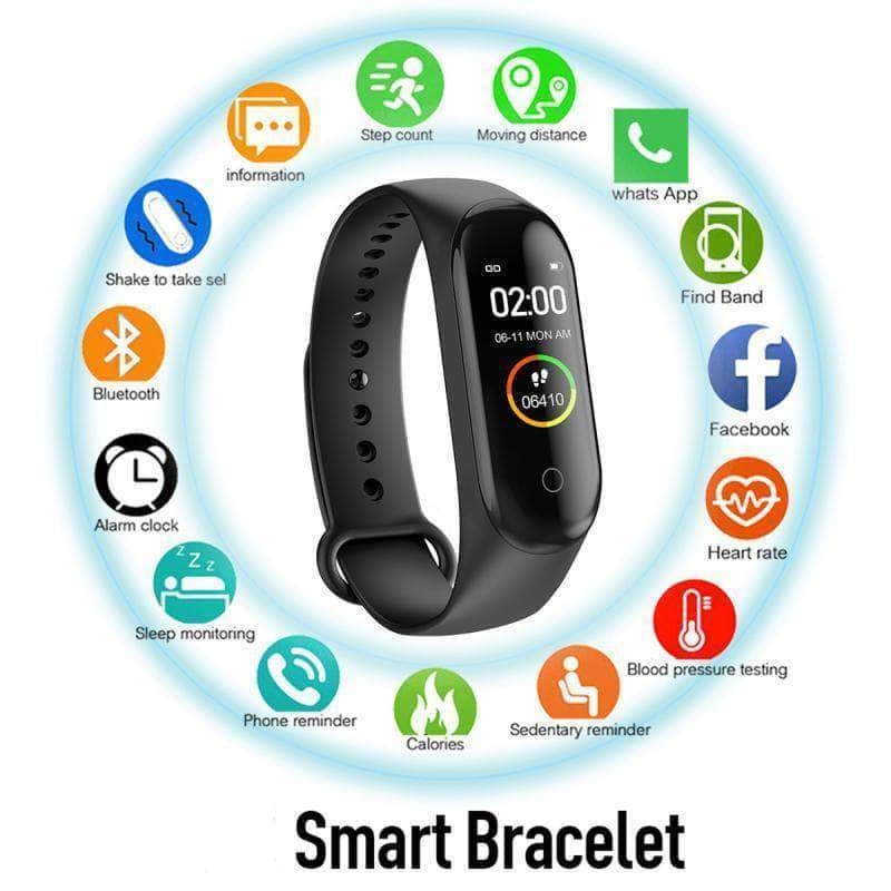 Folla Smart Band Fitness Tracker Watch & Health Monitor, Sports Bracelet with Pedometer - Ooala