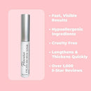 Flovura Eyelash Growth Enhancer & Brow Serum with Biotin and Natural Growth Peptides