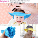 Fondle Baby Silicone Shower Cap w/ Ear Protection | Adjustable Bathing Hat for Infants & Toddler