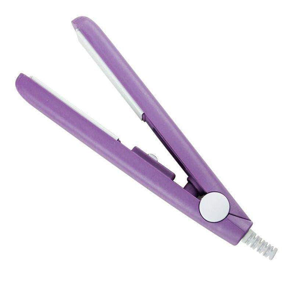 Frizoo 2-in-1 Mini Hair Straightener, Ceramic Tourmaline Plate | Beauty Flat Iron Heating Curler