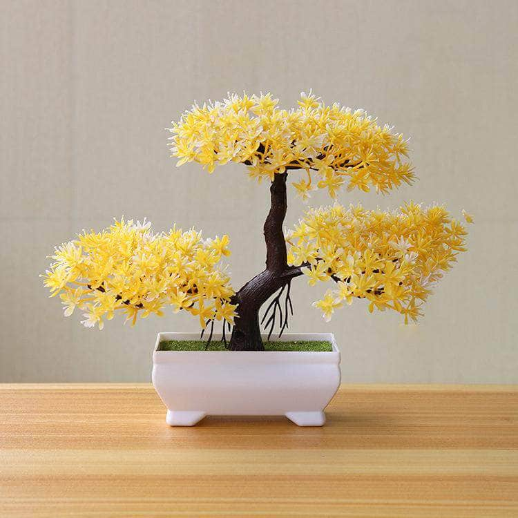 Funterior Yunsong Style Artificial Bonsai Tree Plants  | Small Ornaments For Home Decoration