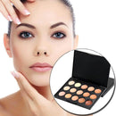 GirlFactor 15-Colors Contour, Concealer and Highlight Palette | Long Lasting and Rich Pigment