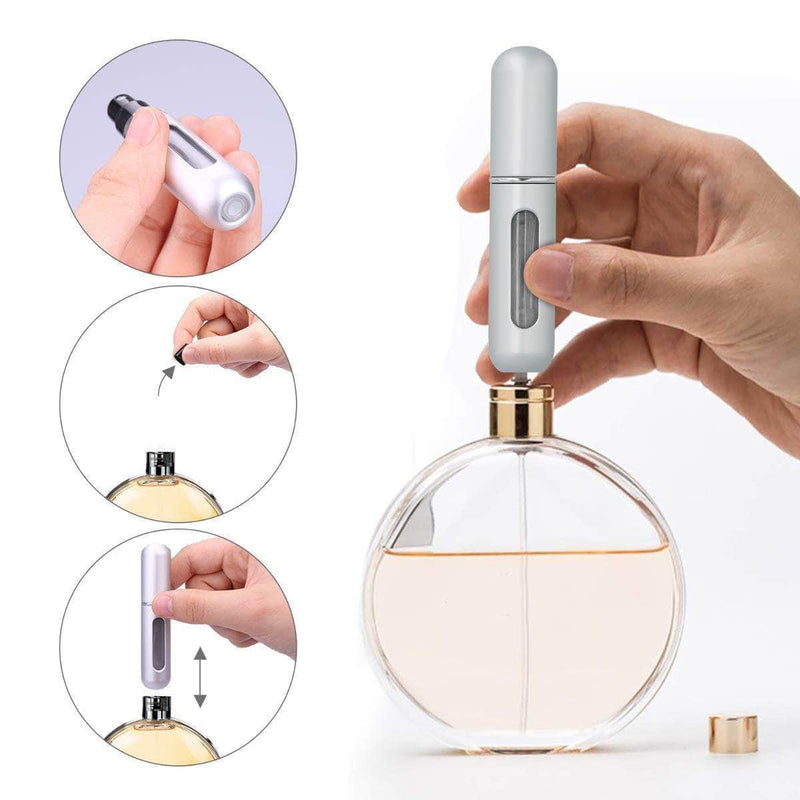 Hales Portable Mini Refillable Perfume Spray Bottle Matte│5ml