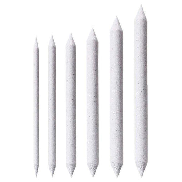 Imati 6pcs Double Head Blending Stumps Tortillon Pens Sketch Art Drawing