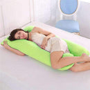 JMS Cotton Maternity Body Pillow | U Shaped Pregnancy Sleeping Support - Ooala