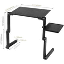 OFC Adjustable Laptop Desk | Portable Aluminum Lapdesk Tray - Ooala