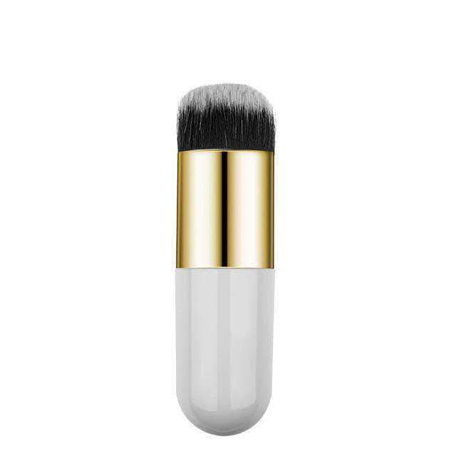 Divaza Chubby Pier Foundation Brush | Professional Flat Cream Makeup Brushes