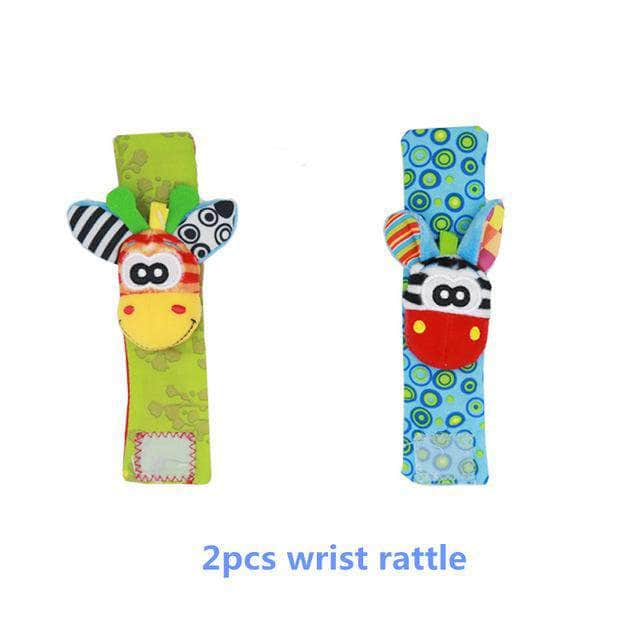 Babyn Playful & Colorful Infant Foot Socks, Wrist Rattle Toys