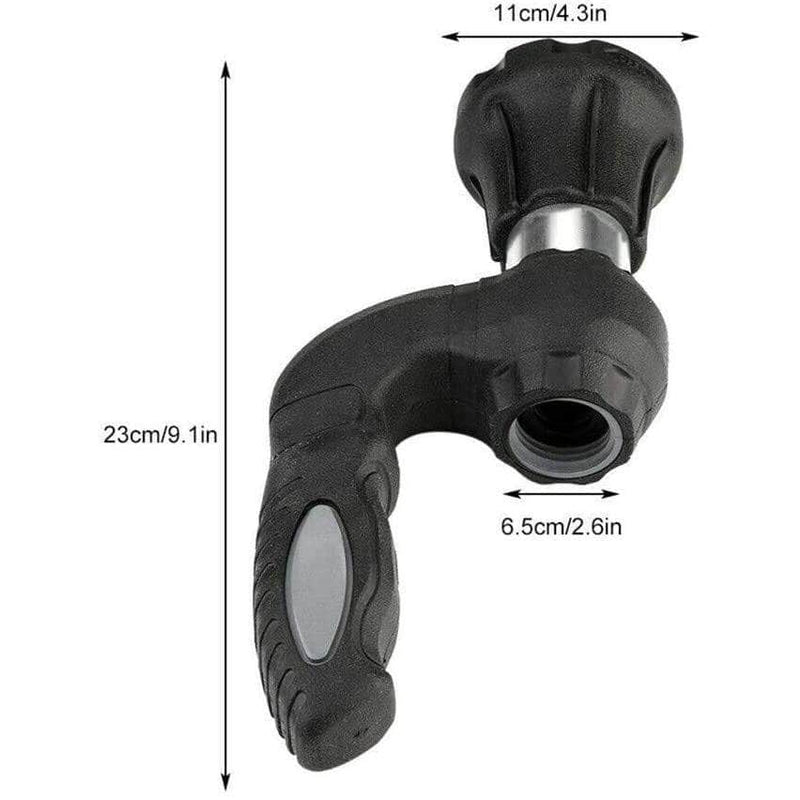 PluggScrew Adjustable Hose Nozzle Spray for Garden, Lawn & Car Washing