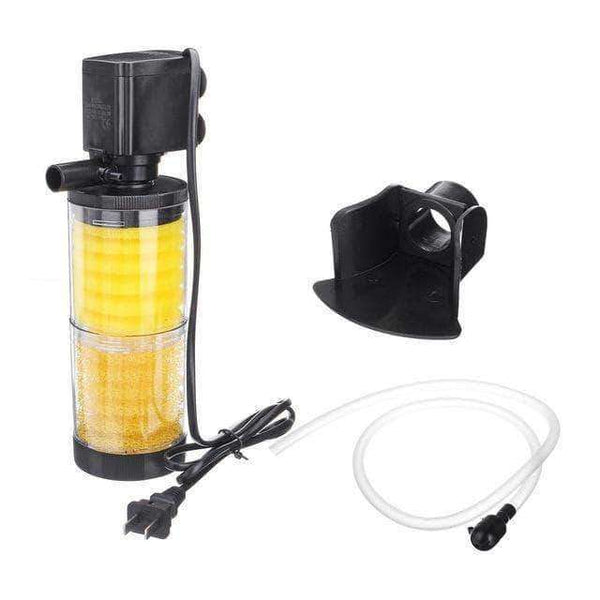 Interstellar Aquarium 3 in 1 Internal Filter | Submersible Oxygen Air Pump for Fish Tank | 25watts - Ooala