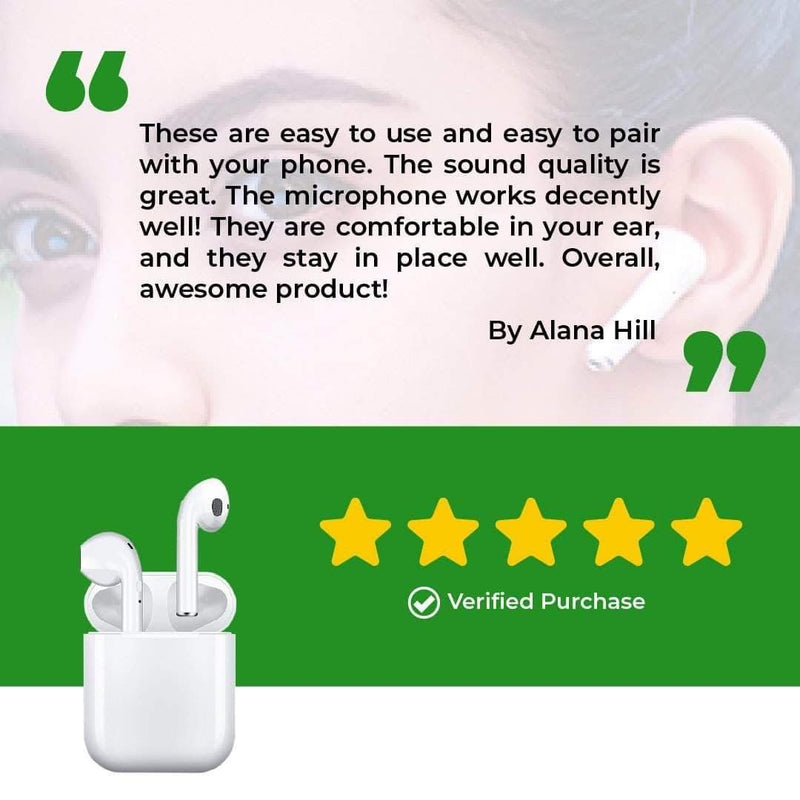 PowerPros Bluetooth 5.0 Earbuds | Auto Pairing Pop-ups | Suitable for All Devices - Ooala