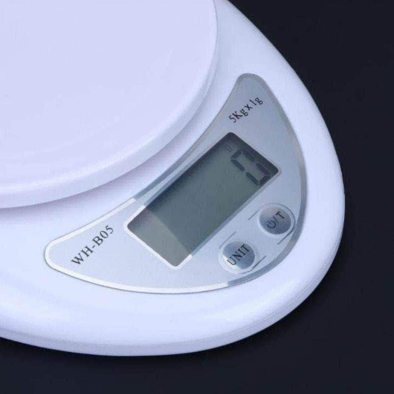 Scaled 5Kg/1g LCD Digital Display Kitchen Scale Electronic Weight Balance Food Diet Scale