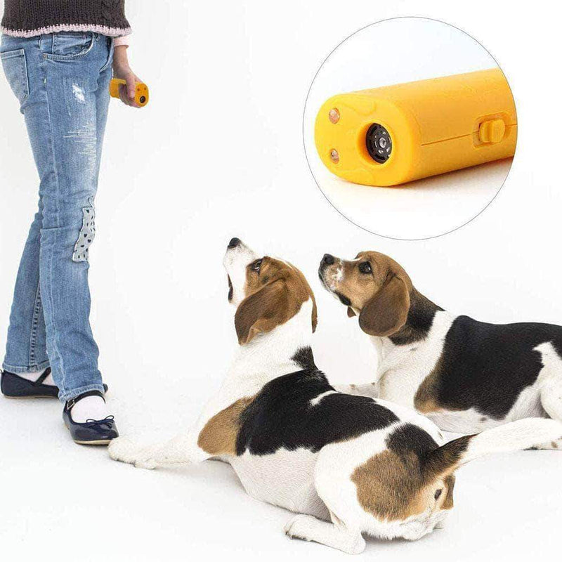 SurePet LED Ultrasonic Dog Repeller and Trainer 3 in 1 Anti- Barking Handheld Dog Training Device - Ooala