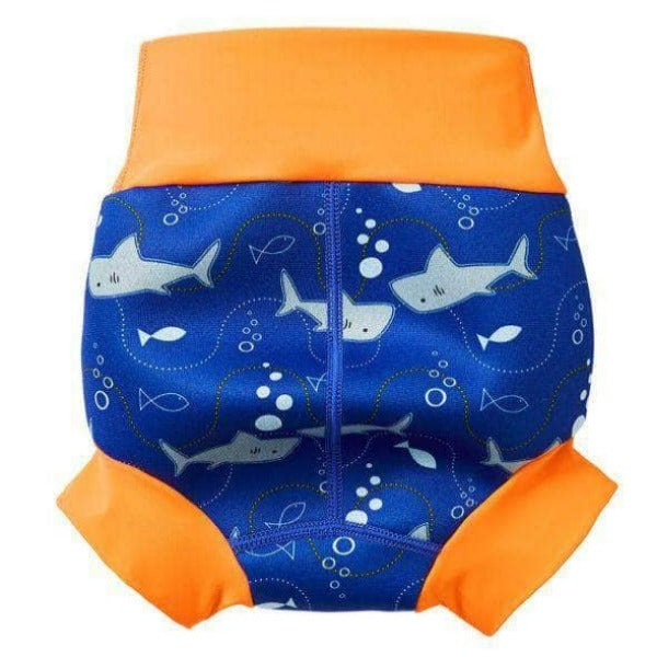 Swimmster Infant Swimming Nappies, High Waist Swimming Trunks | Shark