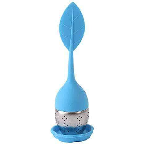 TEAXIE Tea Infuser Filter Stainless Steel Tea Ball Strainer with Leaf shaped Silicone Handle - Ooala