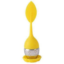 TEAXIE Tea Infuser Filter Stainless Steel Tea Ball Strainer with Leaf shaped Silicone Handle - Ooala