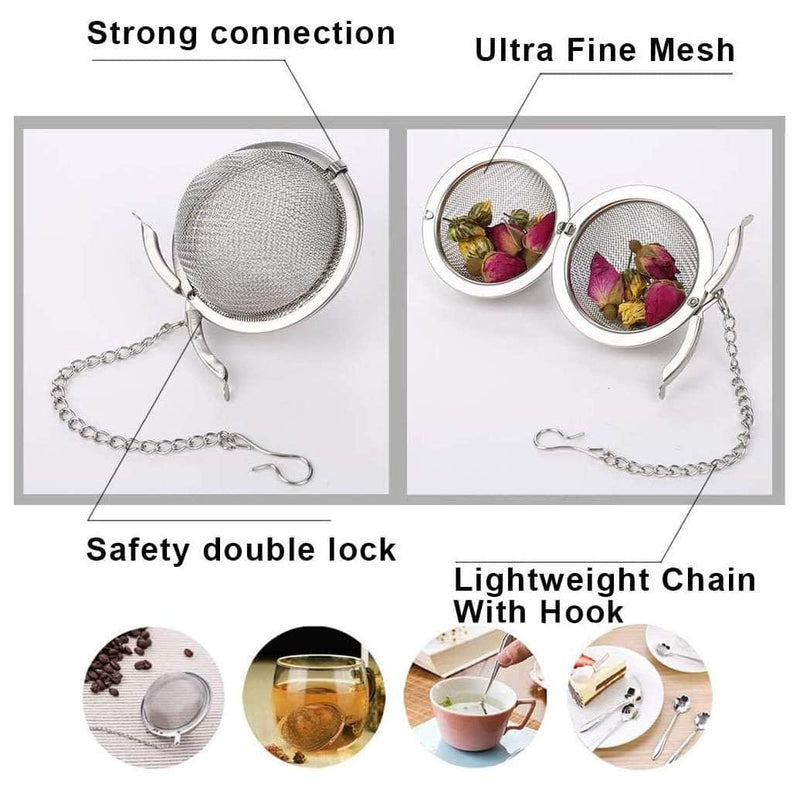 Teis Stainless Steel Mesh Tea Ball Strainer