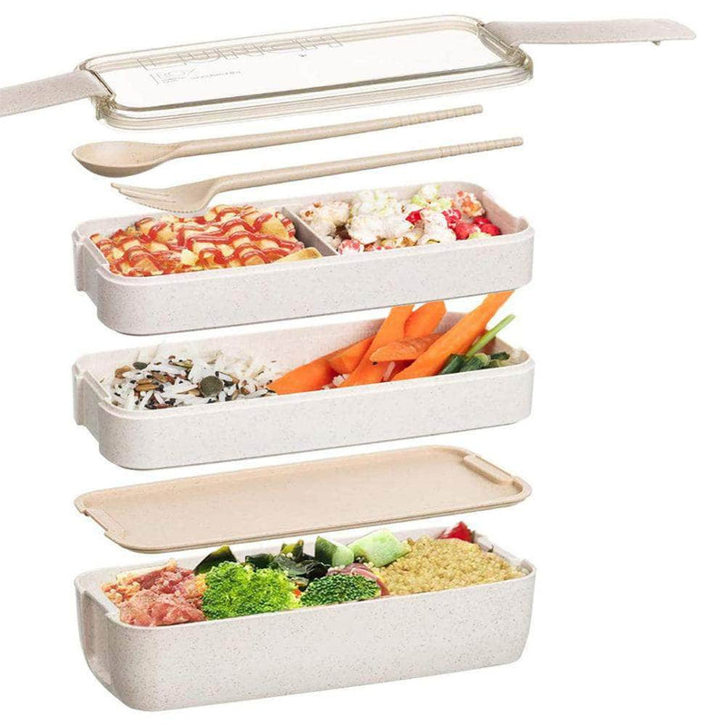 UpBite 3-Layer Japanese Lunch Box | Eco-Friendly Bento Box