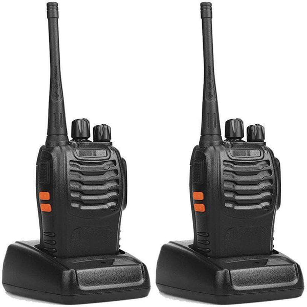 Wopno 2 pcs Portable Long Range Walkie Talkies | Two-Way Rechargeable Radio - Ooala